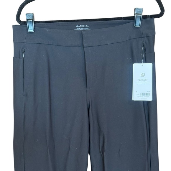 Athleta Black Cropped Ankle Pants Slim Fit - Picture 2 of 8